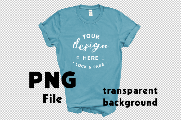 Download PNG Sky Gildan 5000 Unisex Styled Shirt - Styled Collection