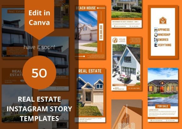 Download Real Estate Story Canva Templates - Templates Collection