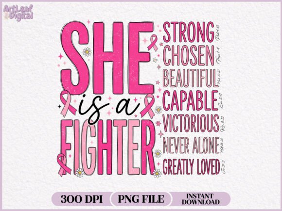Download She is a Fighter Breast Cancer Awareness - Cancer Collection