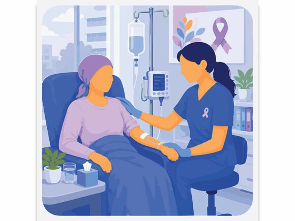 Download Cancer Chemotherapy Treatment Flat Vecto - Cancer Collection
