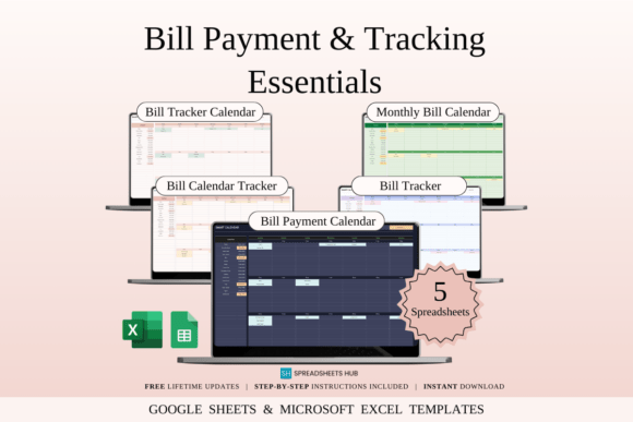 Download Bill Payment Tracker Bundle | Templates - Templates Collection