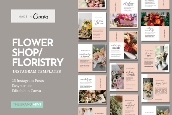 Download Floristry Instagram Templates - Templates Collection