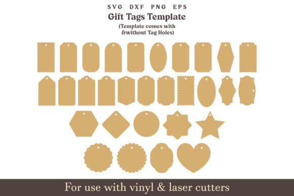 Download Custom Gift Tags SVG Bundle Templates - Templates Collection