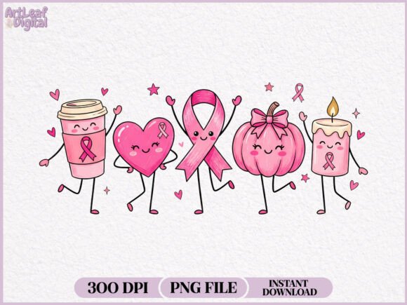 Download Breast Cancer Awareness Doodles PNG - Cancer Collection