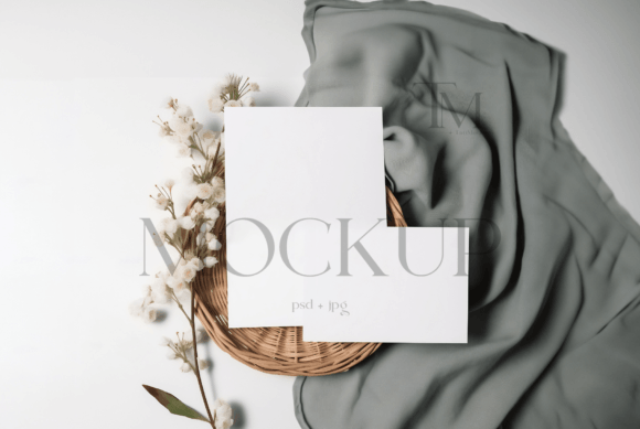 Download 5x7 and 5x3.5 Styled Card Mockup - Styled Collection