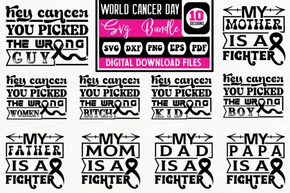 Download World Cancer Day Svg Design Bundle - Cancer Collection