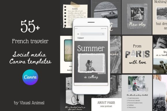 Download French Traveler Instagram Blog Templates - Templates Collection