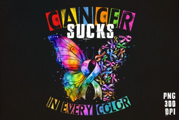 Download Breast Cancer Sucks in Every Color Shirt - Cancer Collection
