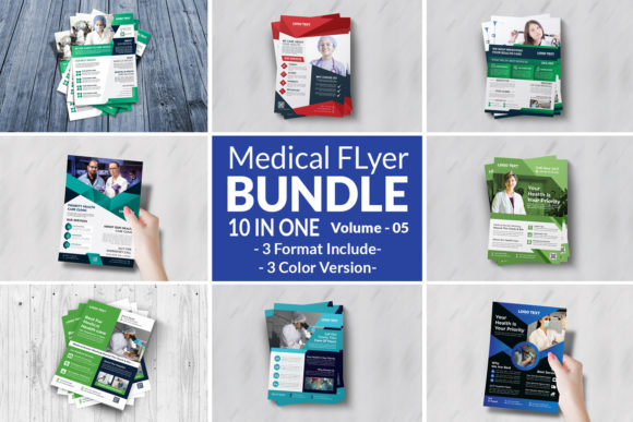 Download Healthcare Flyer Bundle Templates - Templates Collection