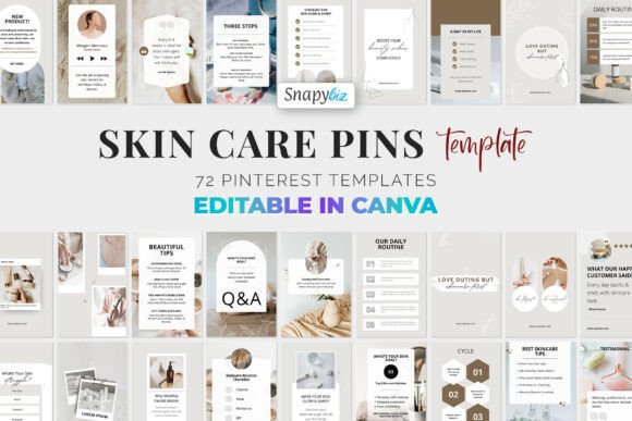 Download Esthetician Pinterest Canva Templates - Templates Collection