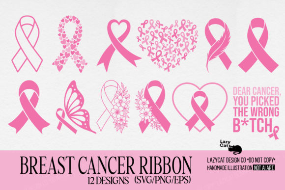 Download Breast Cancer Ribbon SVG PNG Bundle - Cancer Collection
