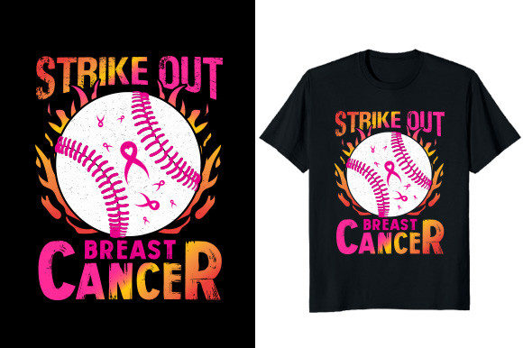 Download Strike out Breast Cancer T-shirt Design - Cancer Collection