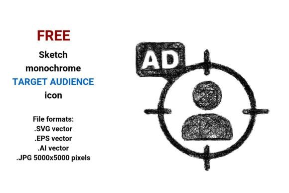 Download FREE Sketch Target Audience Icon - Premium Resources