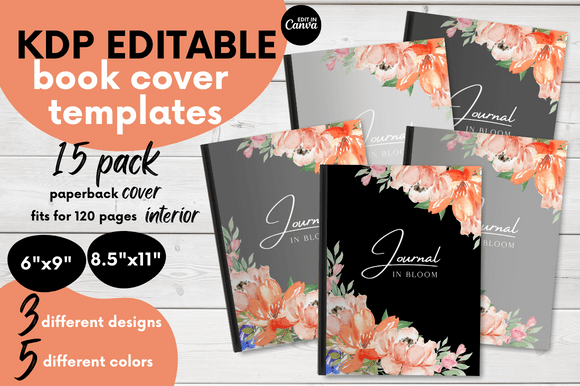 Download 15 Book Cover Bundle Templates/ Editable - Templates Collection
